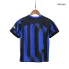 Kids Inter Milan 2023/24 Home Soccer Jersey Kits(Jersey+Shorts) - goatjersey