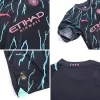 Kids Manchester City 2023/24 Third Away Soccer Jersey Kits(Jersey+Shorts) - goatjersey