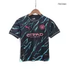 Kids Manchester City 2023/24 Third Away Soccer Jersey Kits(Jersey+Shorts) - goatjersey