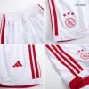 Kids Ajax 2023/24 Home Soccer Jersey Kits(Jersey+Shorts) - goatjersey