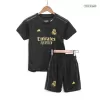 Kids Real Madrid 2023/24 Third Away Soccer Jersey Kits(Jersey+Shorts) - goatjersey