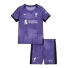 Kids Liverpool 2023/24 Whole Kits Third Away Soccer Kit (Jersey+Shorts+Sock - goatjersey