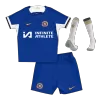 Kids Chelsea 2023/24 Whole Kits Home Soccer Kit (Jersey+Shorts+Sock - goatjersey