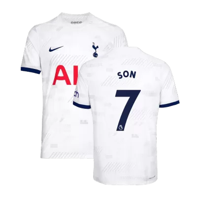 Men's Tottenham Hotspur SON #7 2023/24 Home Player Version Soccer Jersey - goatjersey