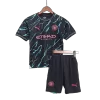 Kids Manchester City 2023/24 Third Away Soccer Jersey Kits(Jersey+Shorts) - goatjersey