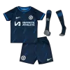 Kids Chelsea 2023/24 Whole Kits Away Soccer Kit (Jersey+Shorts+Sock - goatjersey