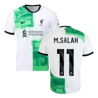 Men's Liverpool M.SALAH #11 2023/24 Away Player Version Soccer Jersey - goatjersey