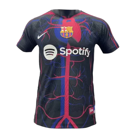 Men's Barcelona 2023/24 Pre-Match Player Version Soccer Jersey - goatjersey