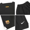 Kids Barcelona 2023/24 Soccer Jersey Kits(Jersey+Shorts) - goatjersey