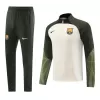 Men's Barcelona 2023/24 Tracksuit Zipper Sweat Shirt Soccer Kit (Top+Trousers) - goatjersey