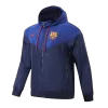 Men's Barcelona 2023/24 Windbreaker Hoodie Jacket - goatjersey