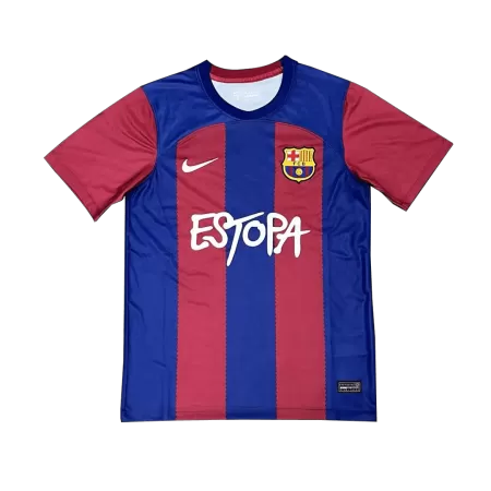 Men's Barcelona Soccer Short Sleeves Jersey 2023/24 - goatjersey