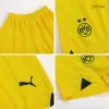 Kids Borussia Dortmund 2023/24 Away Soccer Jersey Kits(Jersey+Shorts) - goatjersey