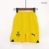 Kids Borussia Dortmund 2023/24 Away Soccer Jersey Kits(Jersey+Shorts) - goatjersey