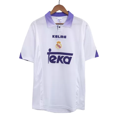 Men's 1997/98 Real Madrid Retro Home Soccer Jersey - goatjersey
