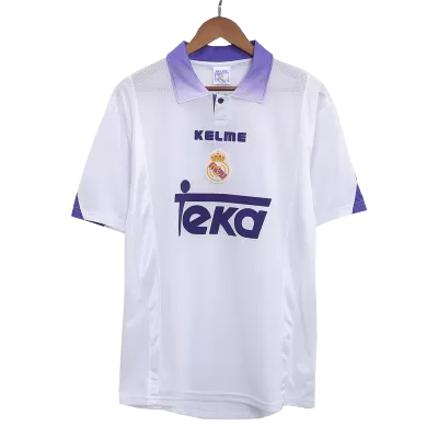 Men's 1997/98 Real Madrid Retro Home Soccer Jersey - goatjersey