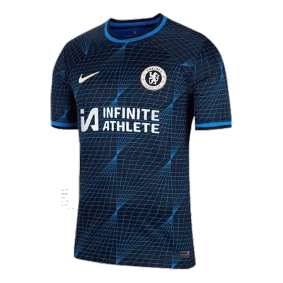 Men's Chelsea Away Soccer Short Sleeves Jersey 2023/24 - goatjersey