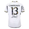 Men's Real Madrid CAMPEONES #13 2023/24 Home Player Version Soccer Jersey - goatjersey