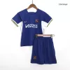 Kids Chelsea 2023/24 Home Soccer Jersey Kits(Jersey+Shorts) - goatjersey