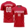 Men Custom Red Soccer Jersey Uniform - goatjersey