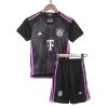 Kids Bayern Munich 2023/24 Away Soccer Jersey Kits(Jersey+Shorts) - goatjersey