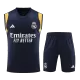 Men's Real Madrid Soccer Training Sleeveless Kit 2023/24 - goatjersey