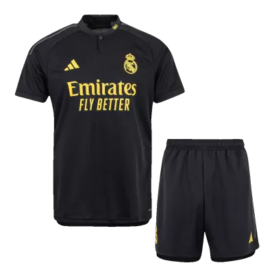 Men's 2023/24 Real Madrid Third Away Soccer Kit(Jersey+Shorts) - goatjersey