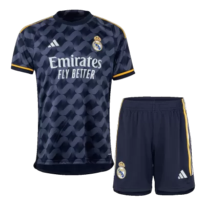 Men's 2023/24 Real Madrid Away Soccer Kit(Jersey+Shorts) - goatjersey