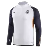 Men's Real Madrid 2023/24 Tracksuit Zipper Sweat Shirt Soccer Kit (Top+Trousers) - goatjersey