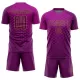Men Custom Pink Deep Soccer Jersey Uniform - goatjersey
