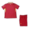 Kids Liverpool 2024/25 Home Soccer Jersey Kits(Jersey+Shorts) - goatjersey