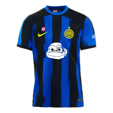 Men's Inter Milan Home Soccer Short Sleeves Jersey 2023/24 - goatjersey