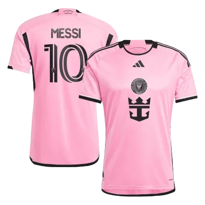 Men's Inter Miami CF MESSI #10 2024 Home Player Version Soccer Jersey - goatjersey