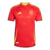 Men's Spain 2024 Home Player Version Soccer Jersey - goatjersey