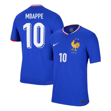 Men's France MBAPPE #10 2024 Home Player Version Soccer Jersey - goatjersey