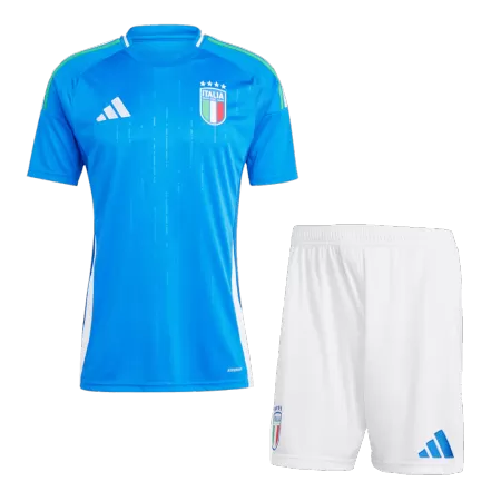 Men's 2024 Italy Home Soccer Kit(Jersey+Shorts) - goatjersey