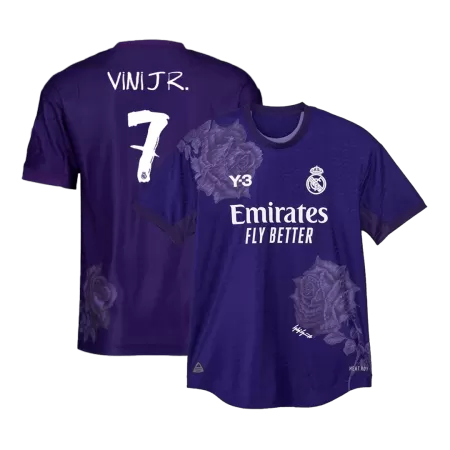Men's Real Madrid VINI JR. #7 2023/24 Fourth Away Player Version Soccer Jersey - goatjersey