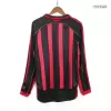 Men's 2006/07 AC Milan Retro Home Soccer Long Sleeves Jersey - goatjersey