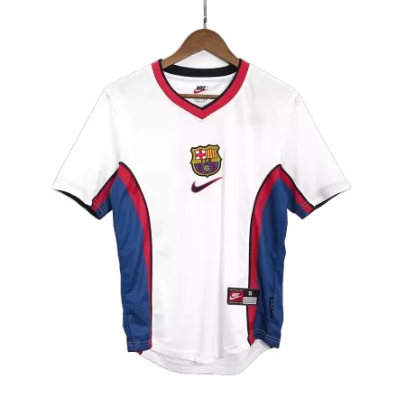 Men's 1998/99 Barcelona Retro Away Soccer Jersey - goatjersey
