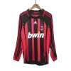 Men's 2006/07 AC Milan Retro Home Soccer Long Sleeves Jersey - goatjersey