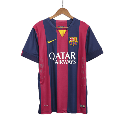 Men's 2014/15 Barcelona Retro Home Soccer Jersey - goatjersey