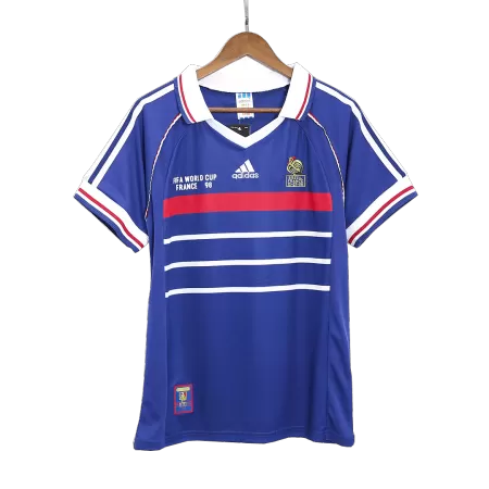 Men's 1998 France Retro Home World Cup Soccer Jersey - goatjersey