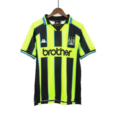 Men's 1998/99 Manchester City Retro Away Soccer Jersey - goatjersey