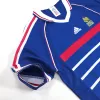 Men's 1998 France Retro Home Soccer Jersey - goatjersey