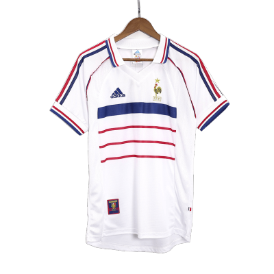 Men's 1998 France Retro Away Soccer Jersey - goatjersey