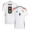 Men's KROOS #8 Germany Home Soccer Short Sleeves Jersey 2024 - goatjersey