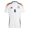 Men's KIMMICH #6 Germany Home Soccer Short Sleeves Jersey 2024 - goatjersey