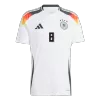 Men's KROOS #8 Germany Home Soccer Short Sleeves Jersey 2024 - goatjersey