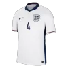 Men's RICE #4 England Home Soccer Short Sleeves Jersey 2024 - goatjersey