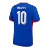 Men's MBAPPE #10 France Home Soccer Short Sleeves Jersey 2024 - goatjersey